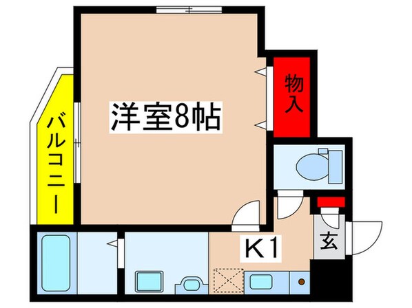 コスモ新百合丘Ⅱの物件間取画像